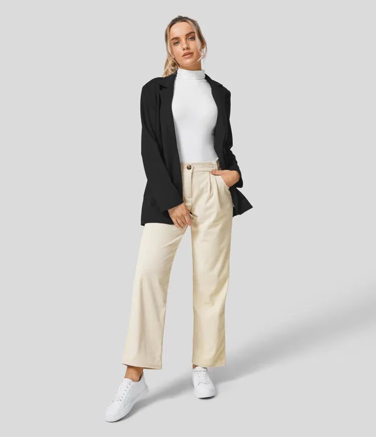 Ania™ - Medelhög midja Casual Corduroy Broek