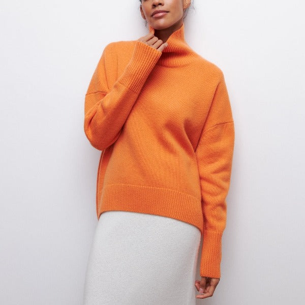 Juliette™ | Stickad turtleneck-tröja