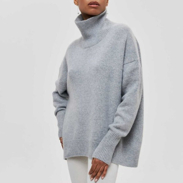 Juliette™ | Stickad turtleneck-tröja