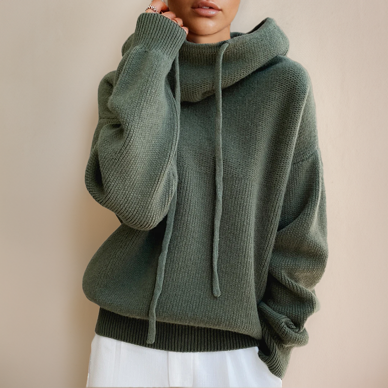 Julia | Stickad Hoodie