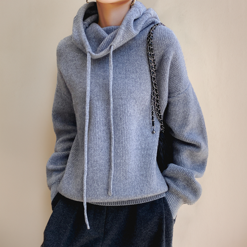 Julia | Stickad Hoodie